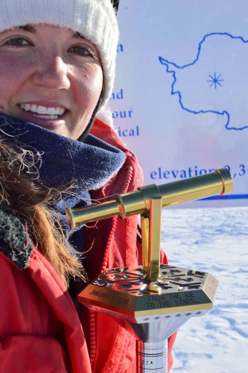 Rebecca Burtney in Antarctica