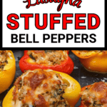 Learn how to make Chicken lasagna stuffed peppers - nutritious and healthy recipe