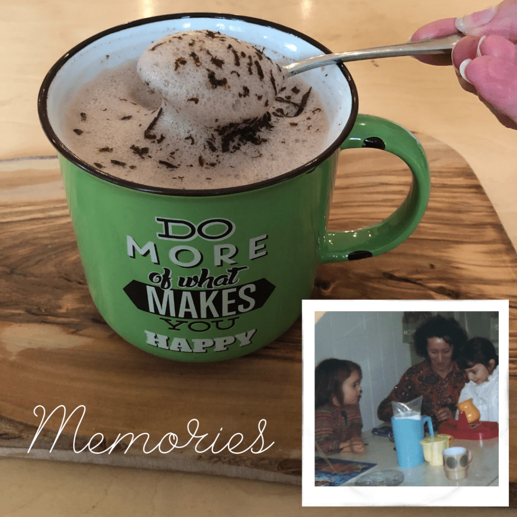 homemade hot chocolate brings back warm childhood memories