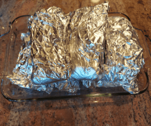 foil packet keeps the marinated grilled salmon tender and flaky and makes cleanup a breeze