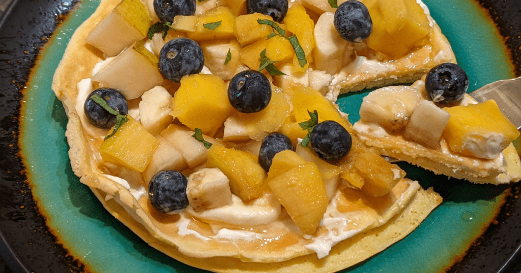 Make a quick and healthy breakfast with this grain free high protein crepes recipe