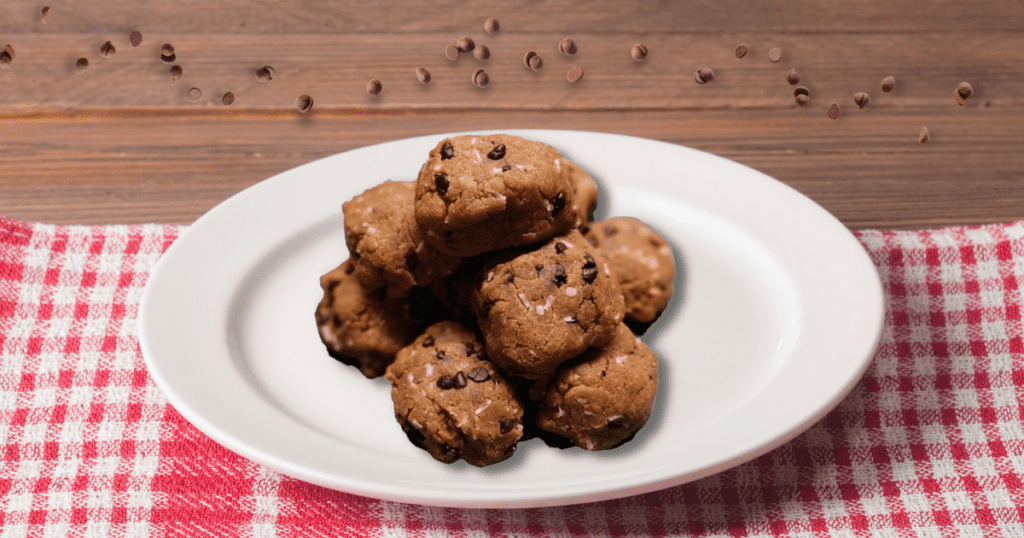 Everyone loves these flourless peanut butter chocolate chip cookie bites