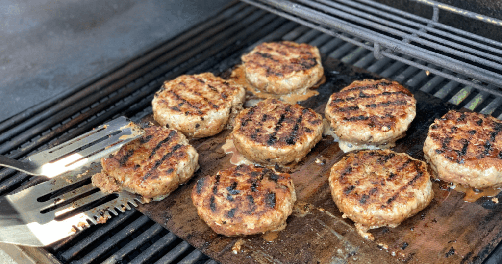 Grilled burger seasoning hamburger patties recipe for BBQ