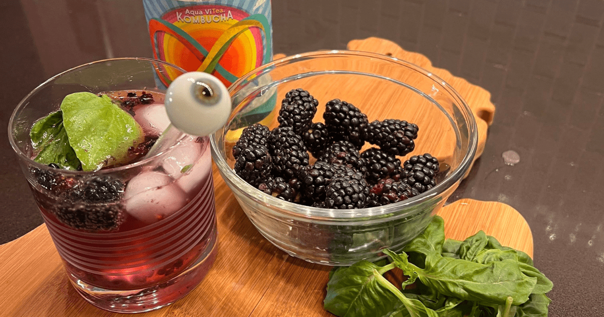 Basil Blackberry Smash [Mocktail]