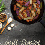 Grill roasted vegetables are a great way to get crispy roasted vegetables while keeping the heat out of the kitchen in summer