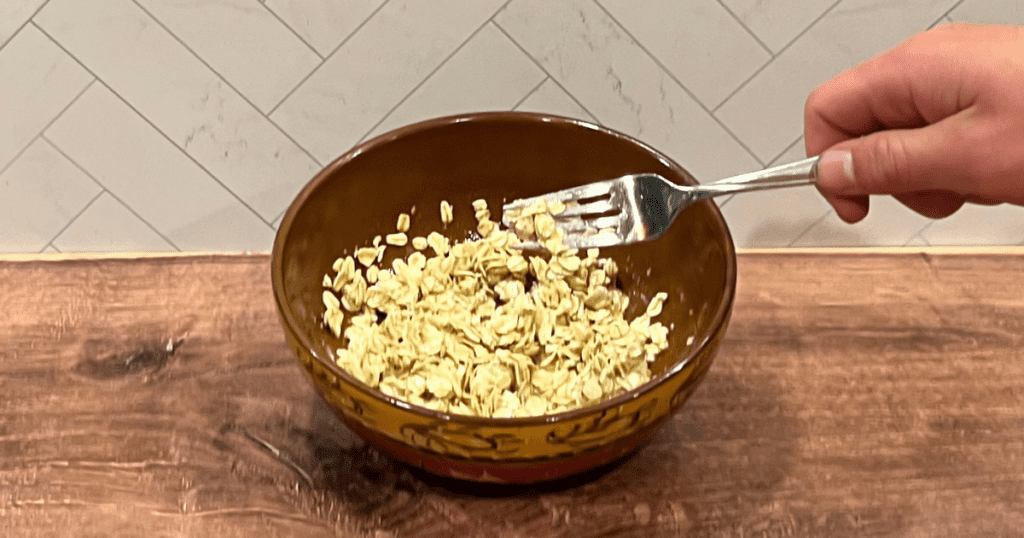 High Protein Granola Power Bowl - Recipe for protein snack with just 3 ingredients
