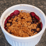 Blueberry crisps - easy single serving desserts made in ramekins