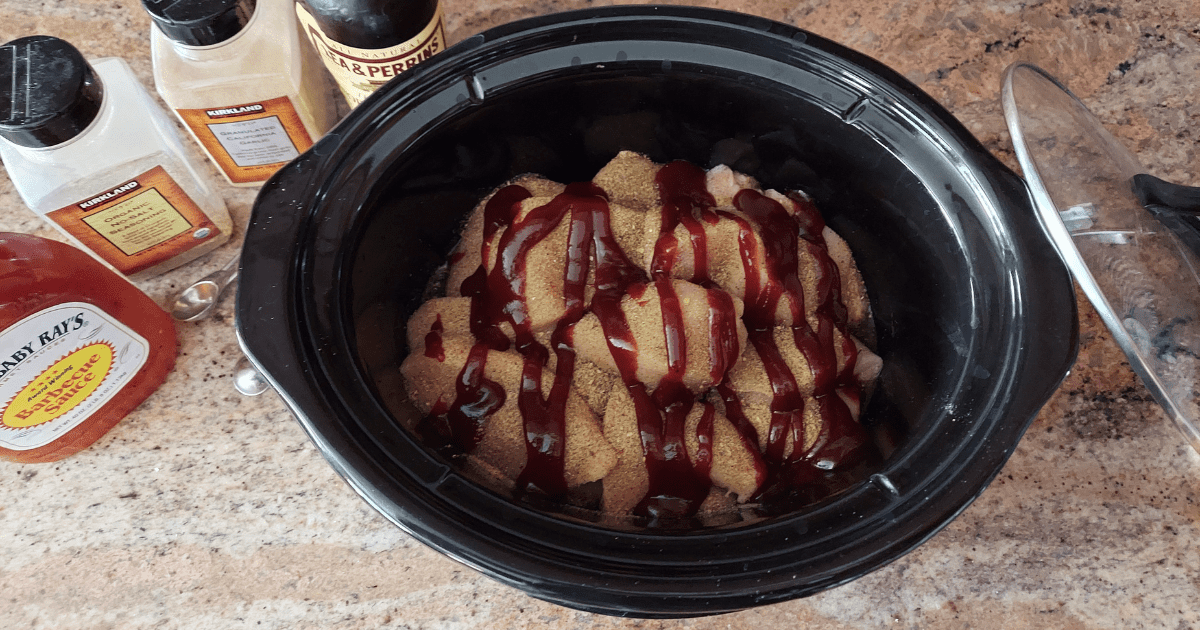 Best shredded BBQ chicken crock pot or instant pot from frozen or thawed.