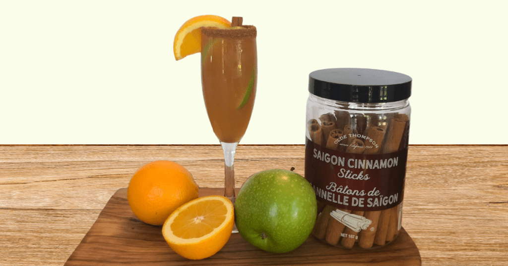 Feature Apple Cider Mimosa as your signature mocktail for holiday parties and brunches