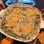 Thanksgiving dinner vegetable recipes: healthy green bean casserole without processed ingredients