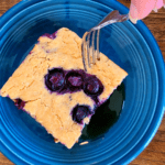 Quick and easy blueberry lemon pancake - sheet pan recipe for healthy pancakes from scratch