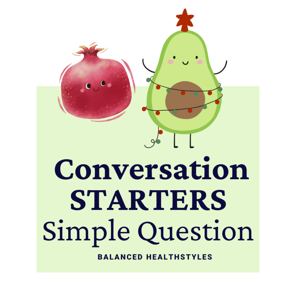 Simple question for a conversation starter over a festive snack of pomegranate guacamole dip