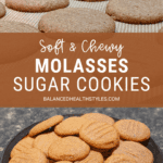 A molasses sugar cookie, what a great recipe for winter