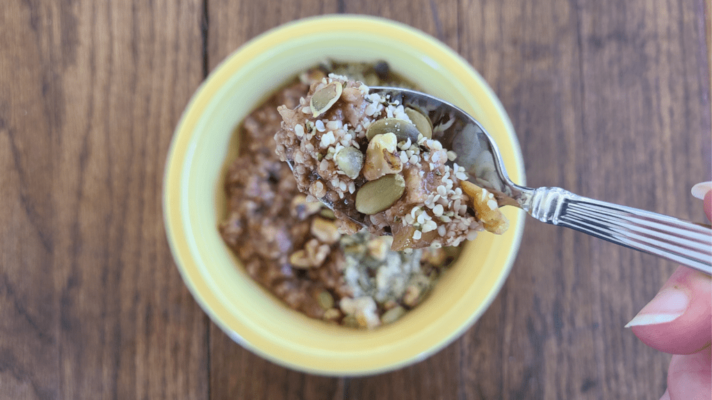 Steel cut oats Instant Pot recipe: Artisanal porridge with oatmeal and mixed grains