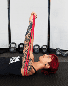Long resistance bands can help build muscle and strength