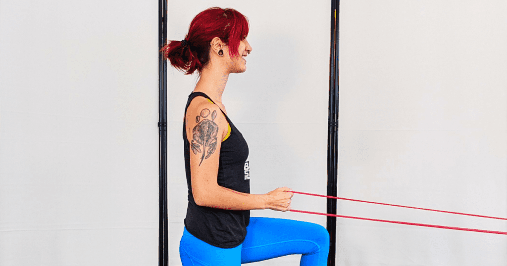 Increase workout variety with long resistance band exercises for beginners