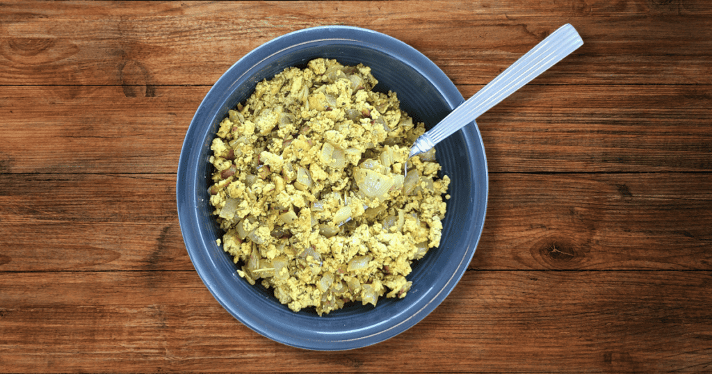 Get a heart healthy start to your day with a Tofu Scramble. A protein-packed meal that will keep you energized all morning