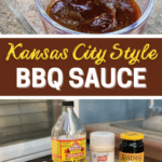 Fire up the grill to make the best homemade Kansas City style BBQ sauce you've ever tasted!