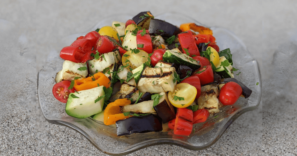 Cookout recipe for Grilled Vegetable Salad with Balsamic Vinaigrette