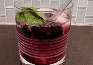 For a sweet and tart mocktail perfect for summertime, this Blackberry Smash is a taste sensation muddled with basil.