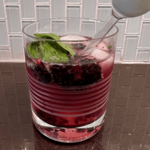 For a sweet and tart mocktail perfect for summertime, this Blackberry Smash is a taste sensation muddled with basil.