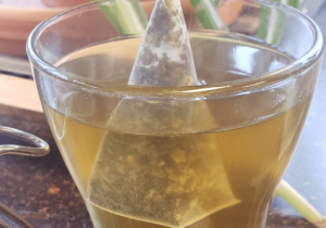 Tea rituals can be an impactful calming practice, made beautiful yet easy by using a pyramid tea bag.
